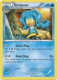 Image for Simipour (42/162) (XY - BREAKthrough) (BKT) - Pokemon