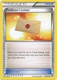 Image for Professor's Letter (146/162) (XY - BREAKthrough) (BKT) - Pokemon