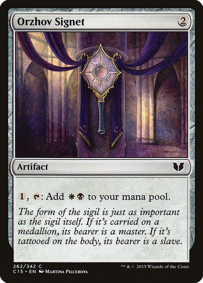 Orzhov Signet (262) (Commander 2015)