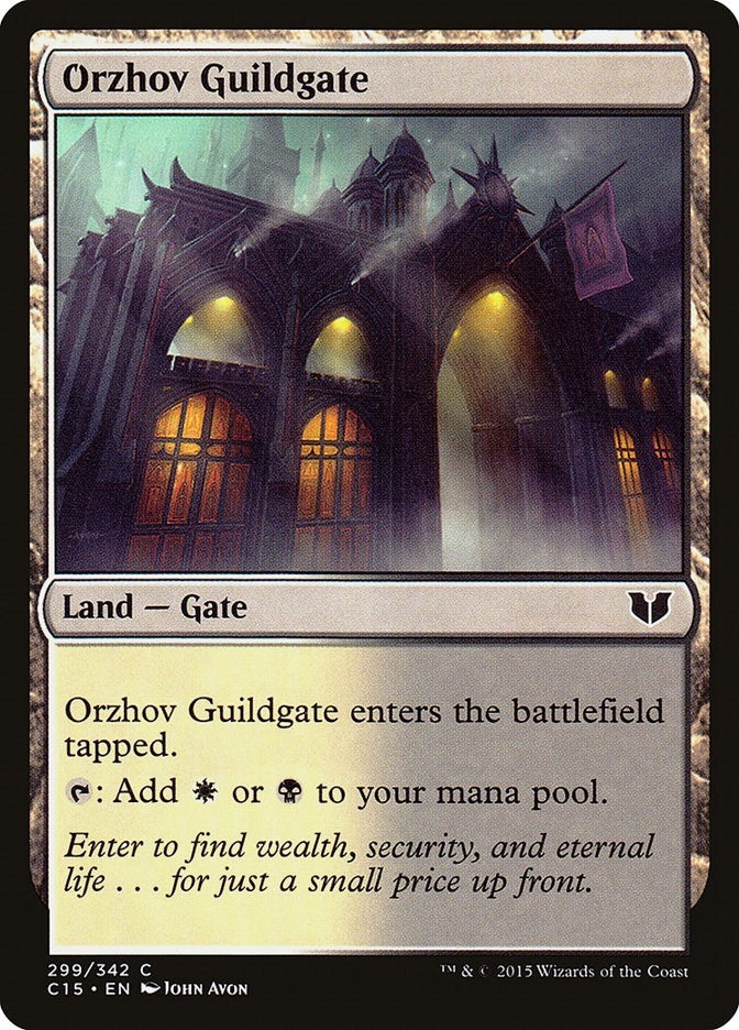 Orzhov Guildgate (299) (Commander 2015)