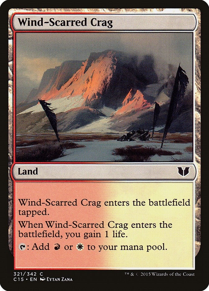 Wind-Scarred Crag (321) (Commander 2015)