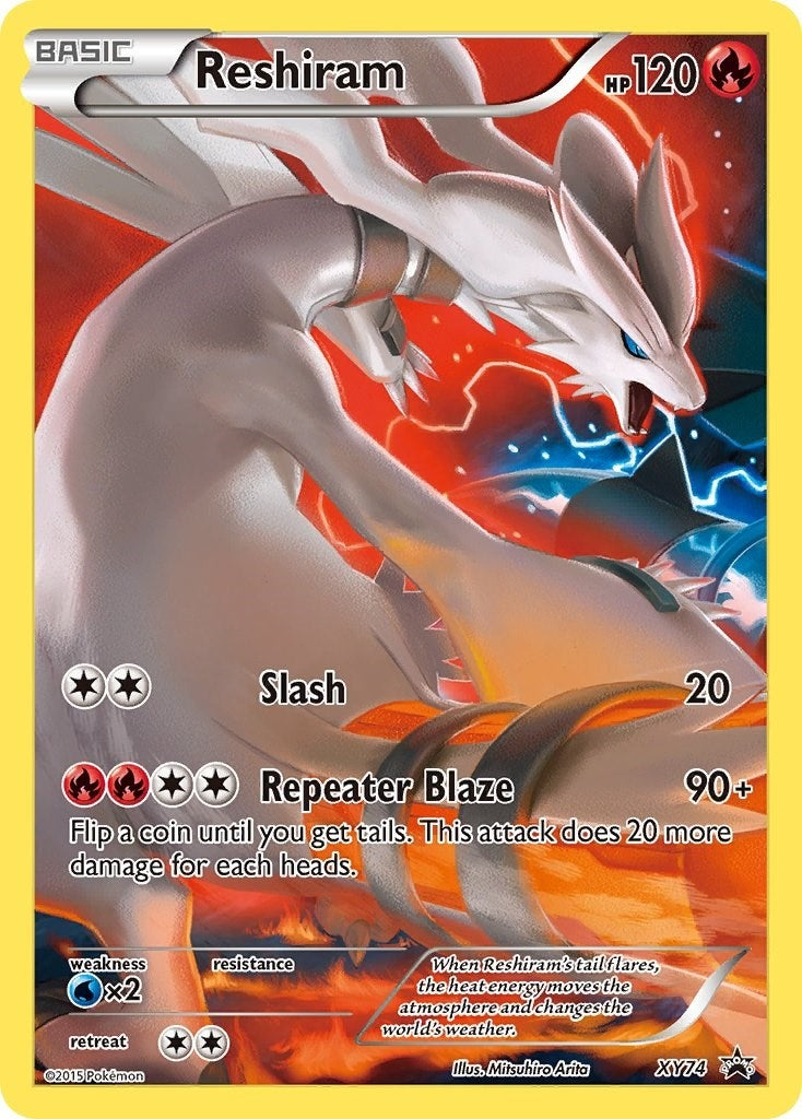 Image for Reshiram (Full Art Promo) (XY74) (XY Promos) (PR) - Pokemon