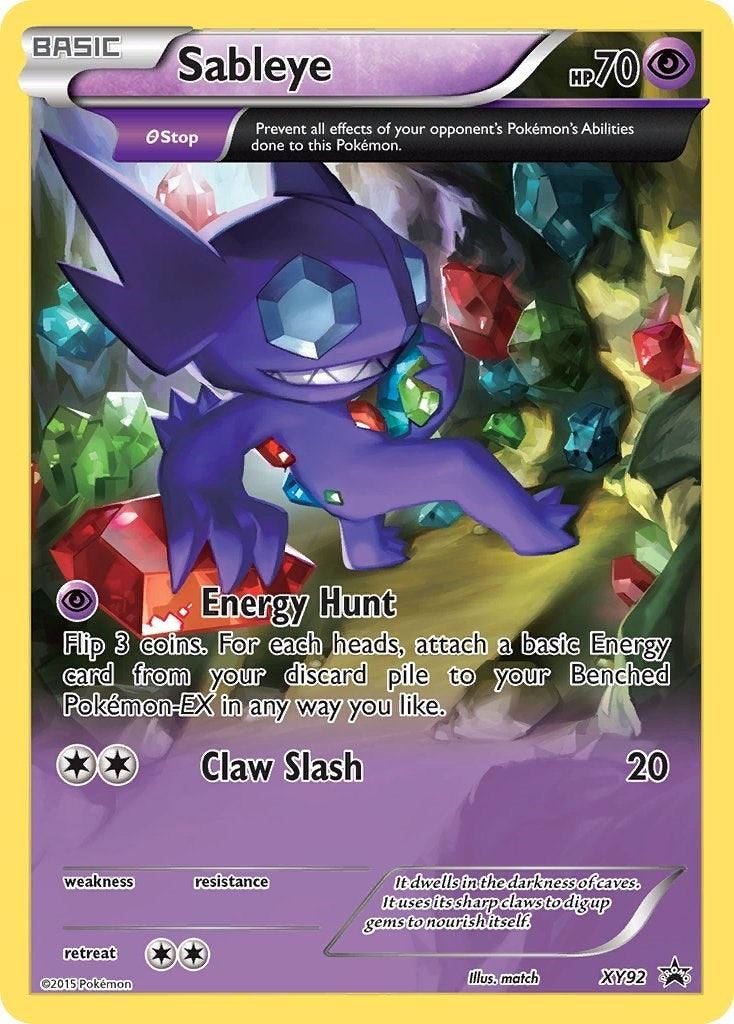 Image for Sableye - XY92 (XY92) (XY Promos) (PR) - Pokemon