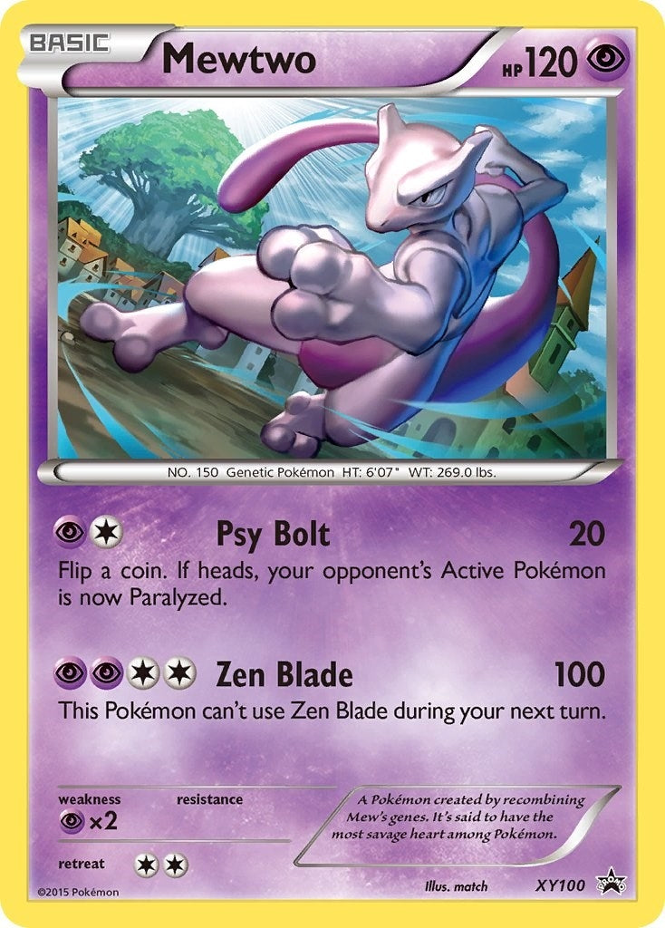 Image for Mewtwo - XY100 (XY100) (XY Promos) (PR) - Pokemon