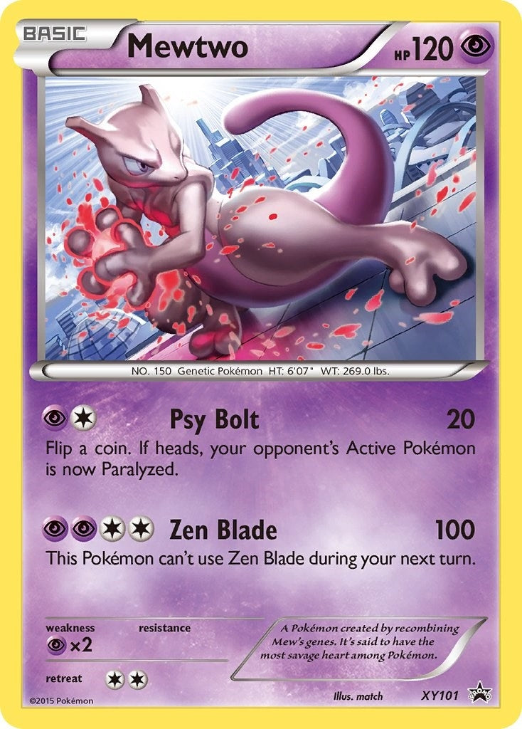 Image for Mewtwo - XY101 (XY101) (XY Promos) (PR) - Pokemon