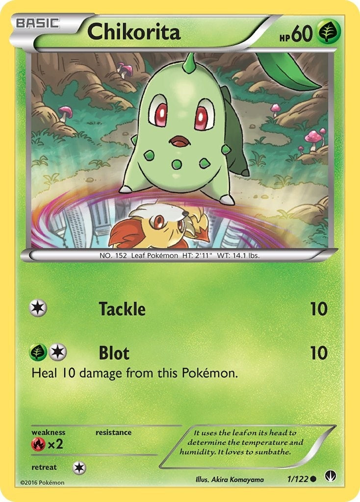 Image for Chikorita (1/122) (XY - BREAKpoint) (BKP) - Pokemon