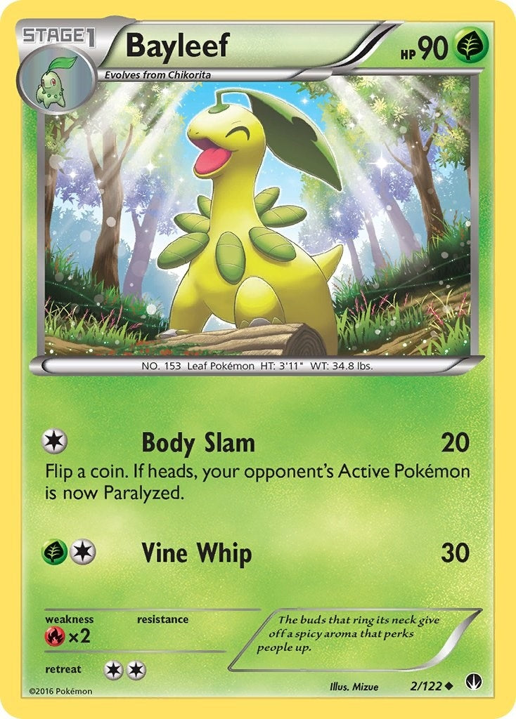 Image for Bayleef (2/122) (XY - BREAKpoint) (BKP) - Pokemon