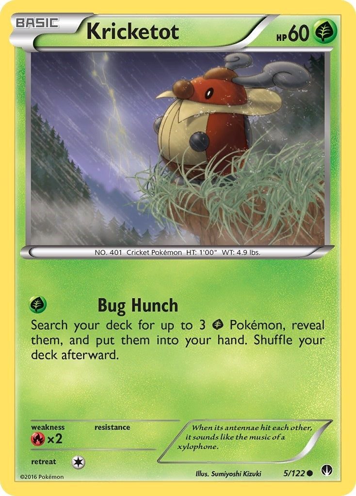 Image for Kricketot (5/122) (XY - BREAKpoint) (BKP) - Pokemon