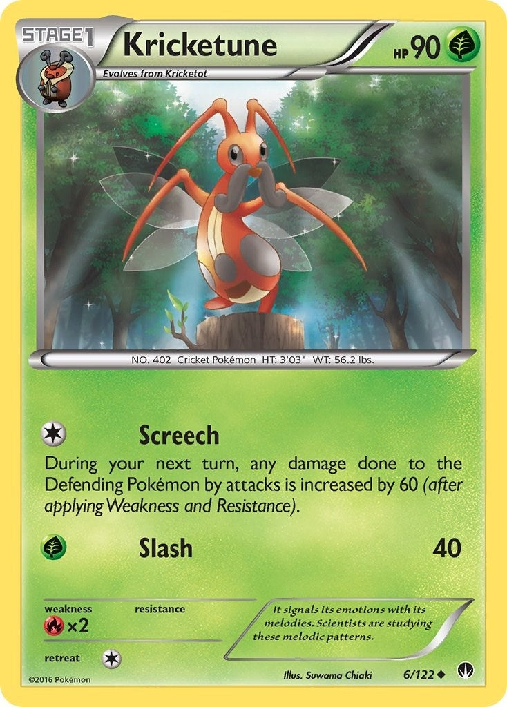 Image for Kricketune (6/122) (XY - BREAKpoint) (BKP) - Pokemon