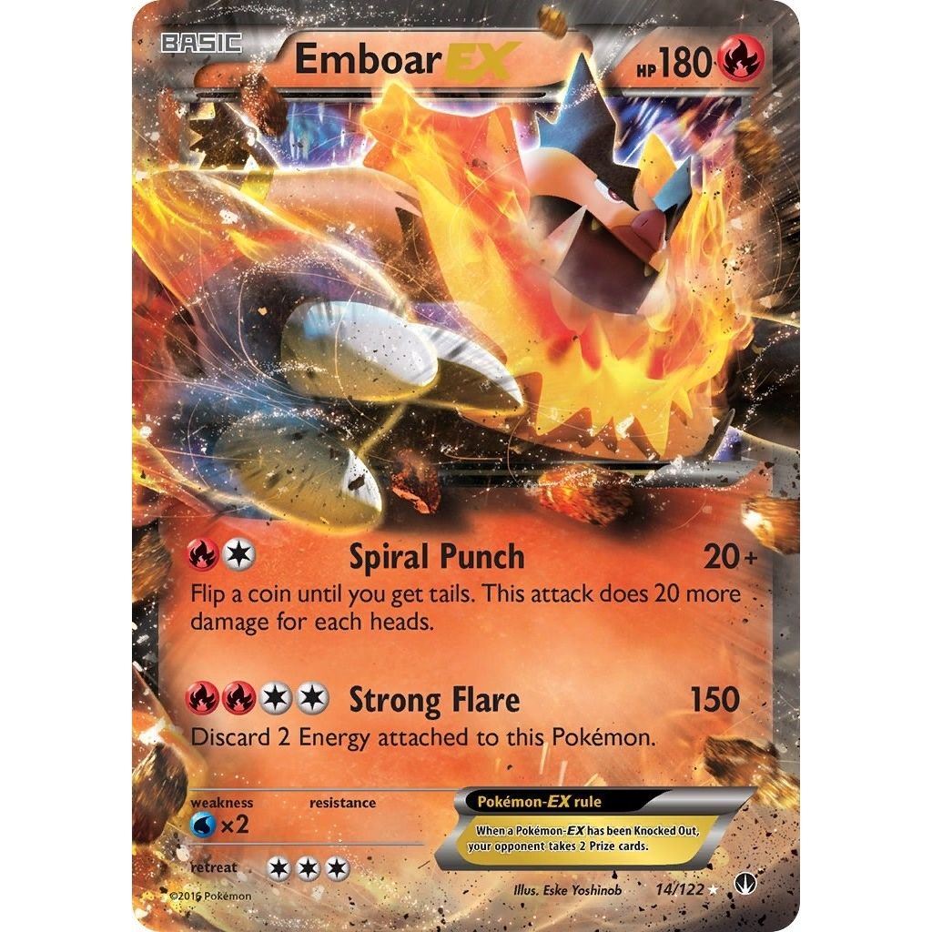 Image for Emboar EX (14/122) (XY - BREAKpoint) - Pokemon