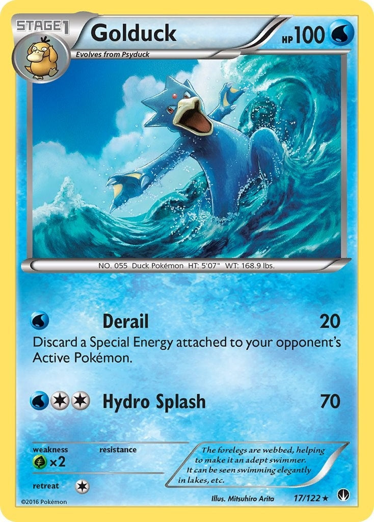 Image for Golduck (17/122) (XY - BREAKpoint) (BKP) - Pokemon