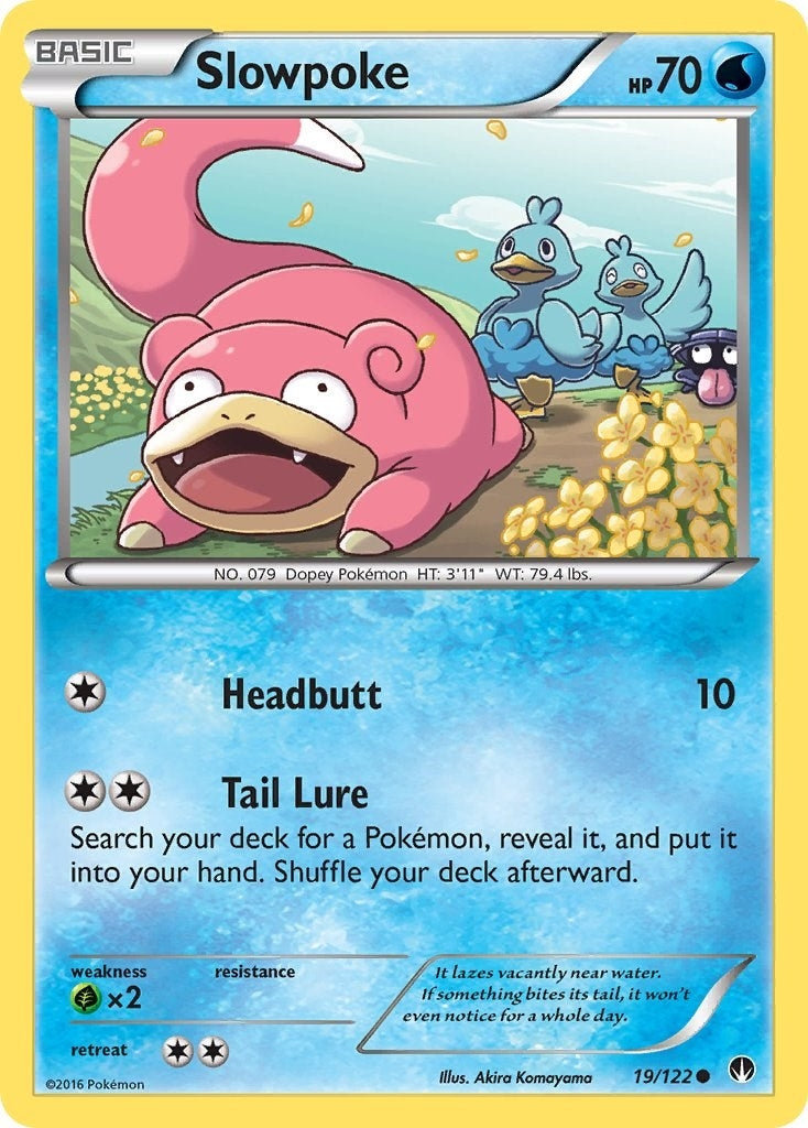 Image for Slowpoke (19/122) (XY - BREAKpoint) (BKP) - Pokemon