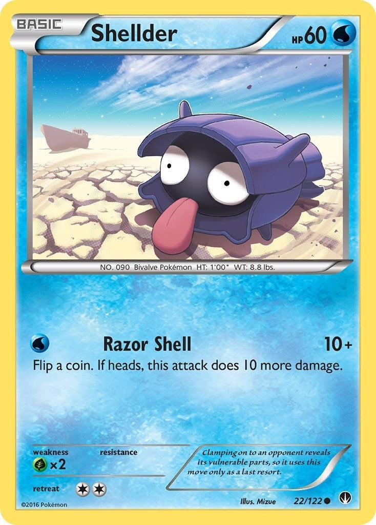 Image for Shellder (22) (22/122) (XY - BREAKpoint) (BKP) - Pokemon