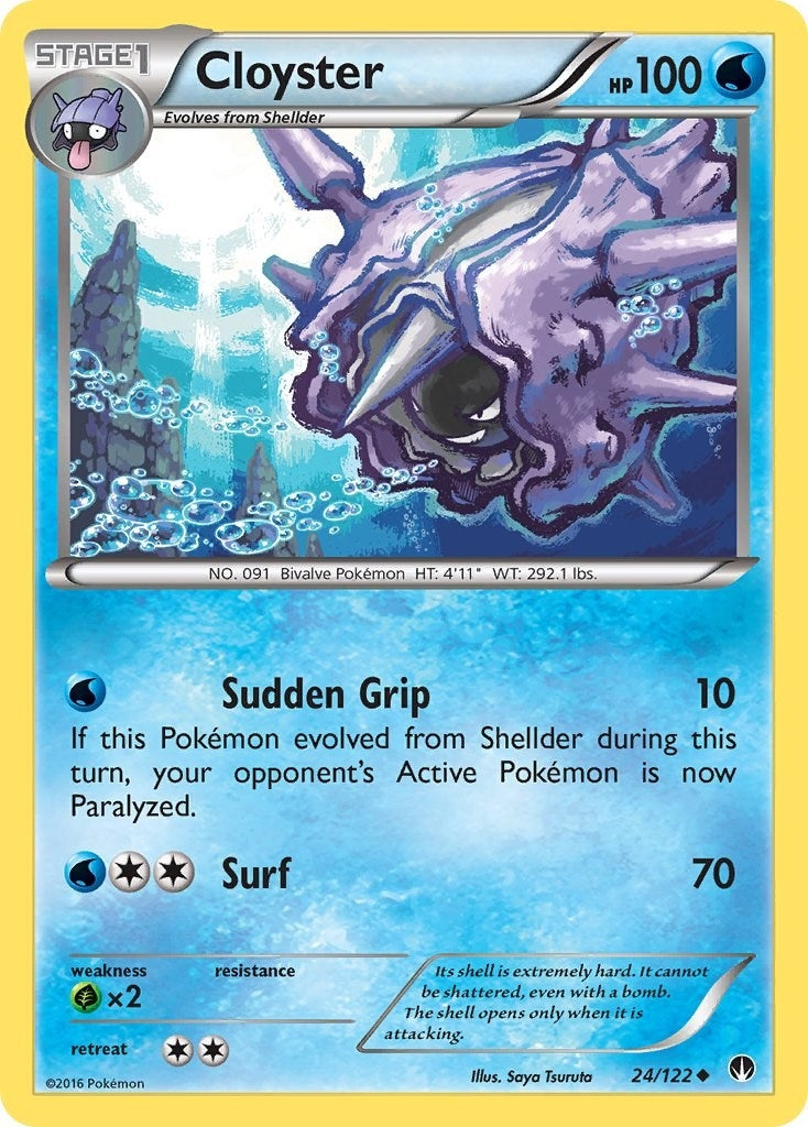 Image for Cloyster (24/122) (XY - BREAKpoint) (BKP) - Pokemon
