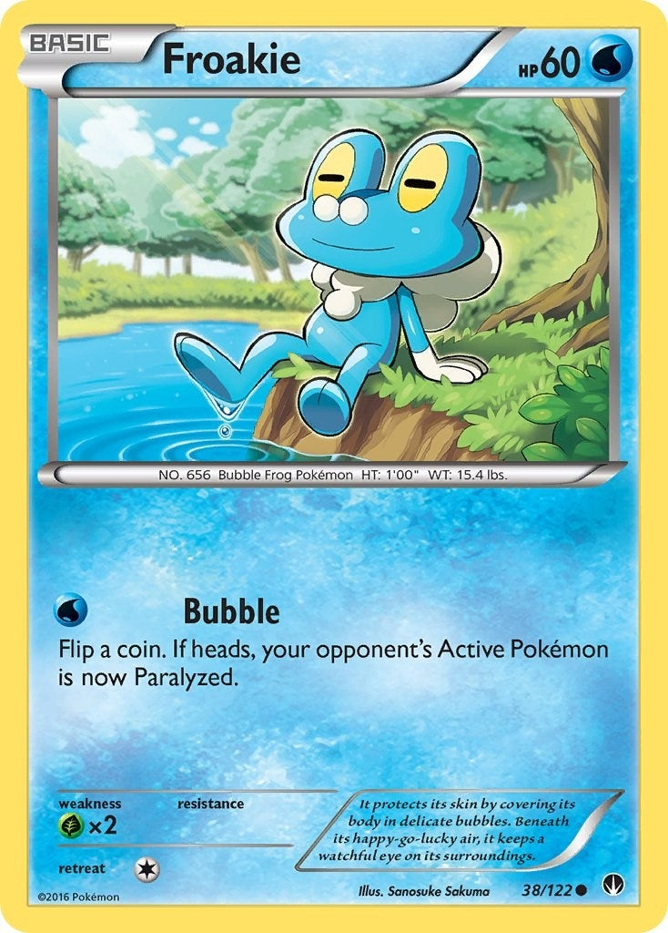 Image for Froakie (38/122) (XY - BREAKpoint) (BKP) - Pokemon