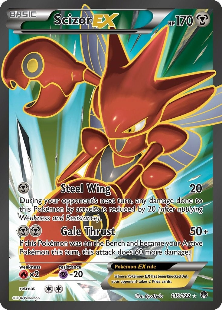 Image for Scizor EX (Full Art) (119/122) (XY - BREAKpoint) (BKP) - Pokemon