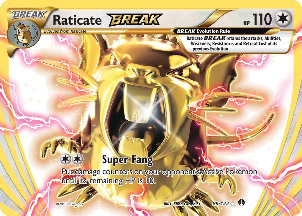 Image for Raticate BREAK (89/122) (XY - BREAKpoint) (BKP) - Pokemon