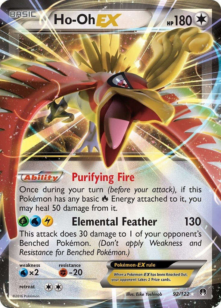 Image for Ho-Oh EX (92/122) (XY - BREAKpoint) (BKP) - Pokemon
