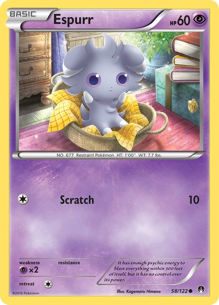 Image for Espurr (58/122) (XY - BREAKpoint) (BKP) - Pokemon