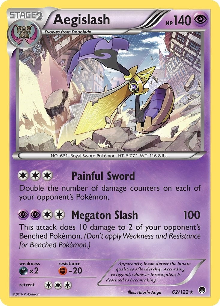 Image for Aegislash (62/122) (XY - BREAKpoint) (BKP) - Pokemon