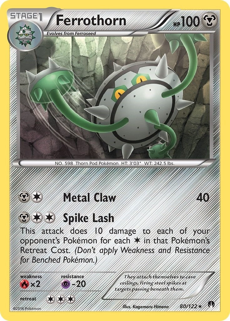 Image for Ferrothorn (80/122) (XY - BREAKpoint) (BKP) - Pokemon
