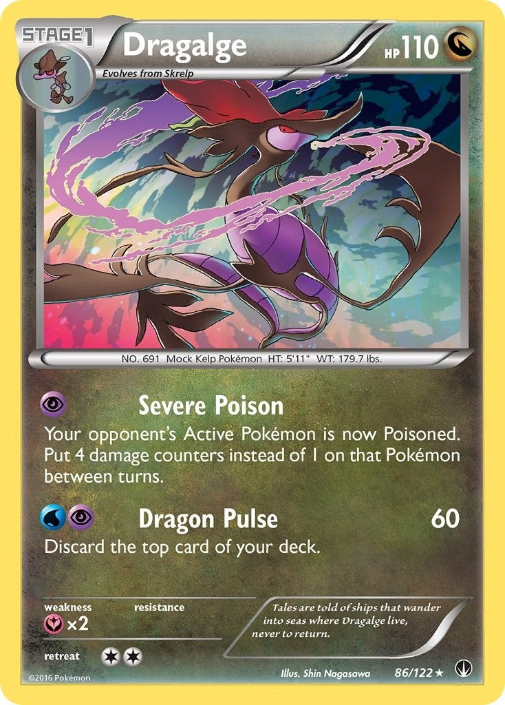 Image for Dragalge (86/122) (XY - BREAKpoint) (BKP) - Pokemon