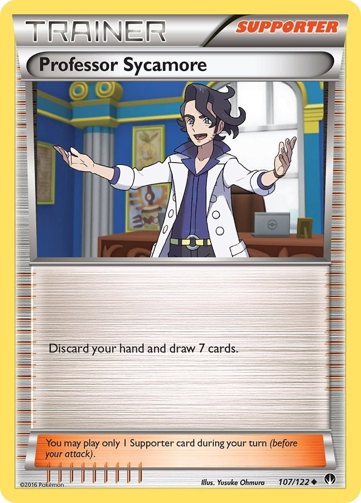 Image for Professor Sycamore (107/122) (XY - BREAKpoint) (BKP) - Pokemon