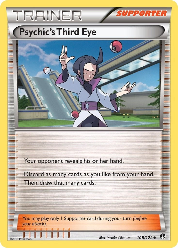 Image for Psychic's Third Eye (108/122) (XY - BREAKpoint) (BKP) - Pokemon