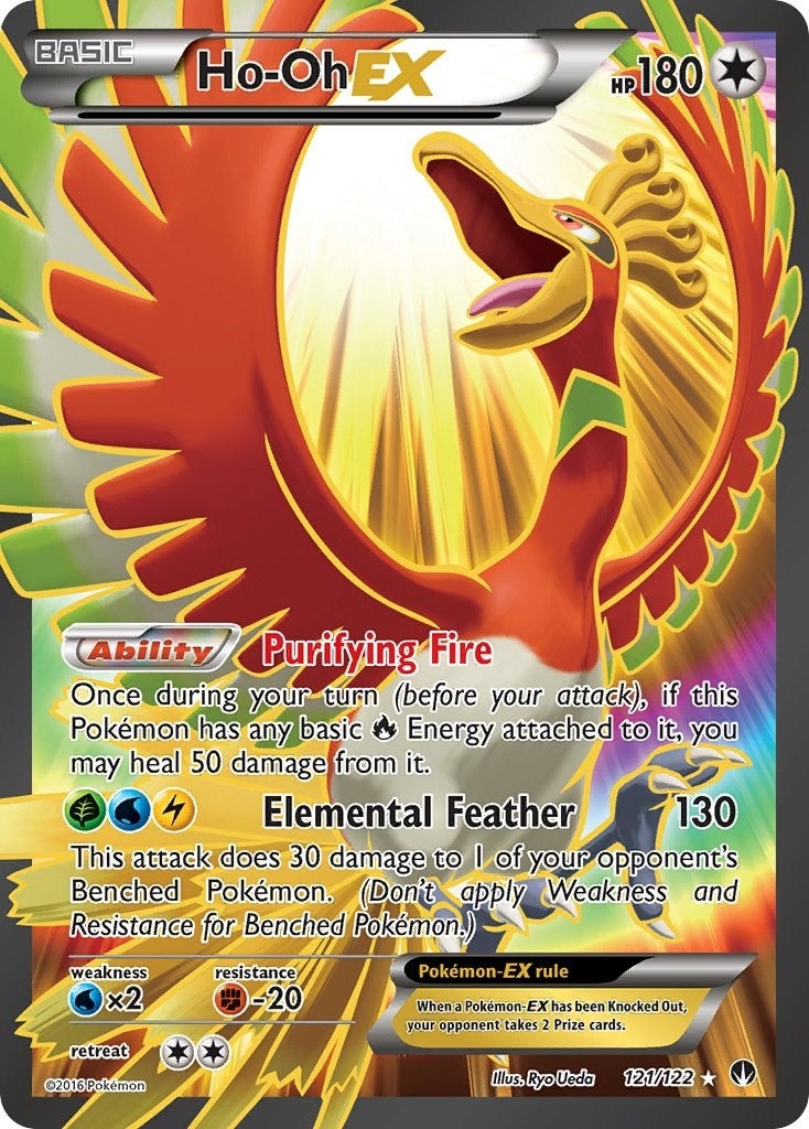 Image for Ho-Oh EX (Full Art) (121/122) (XY - BREAKpoint) (BKP) - Pokemon