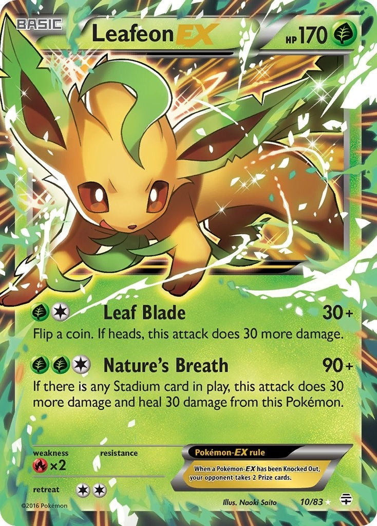 Image for Leafeon EX (10/83) (Generations) (GEN) - Pokemon