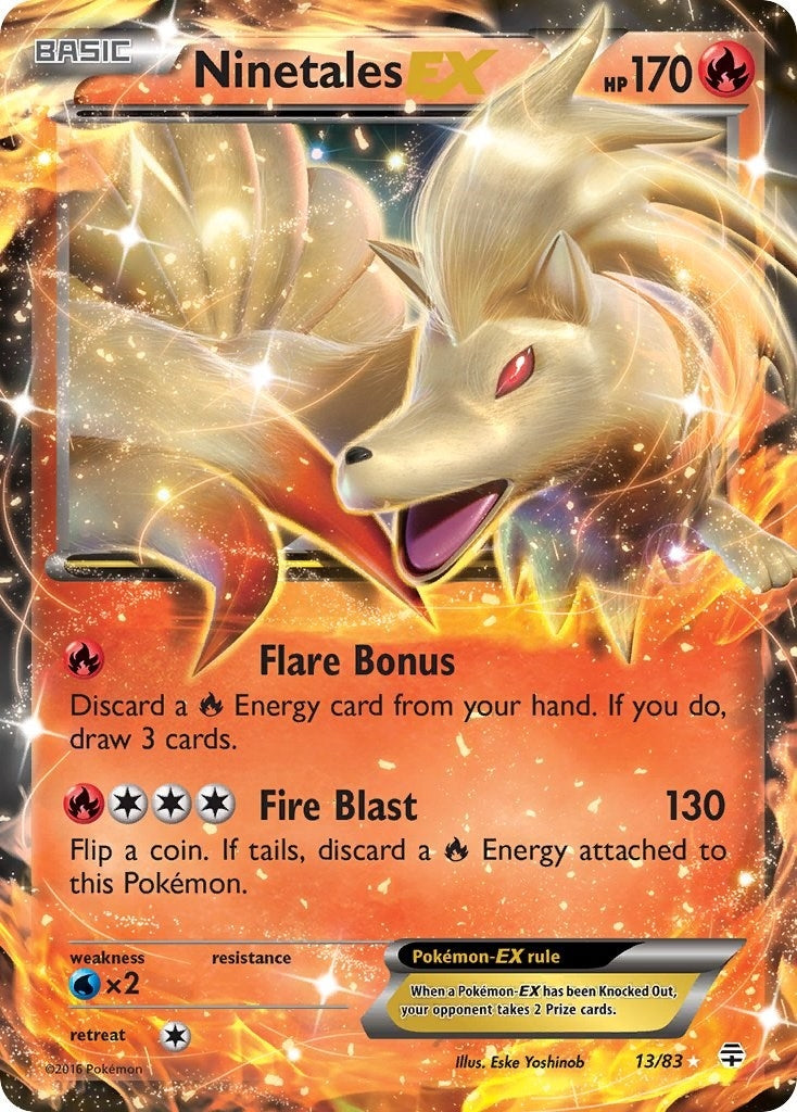 Image for Ninetales EX (13/83) (Generations) (GEN) - Pokemon
