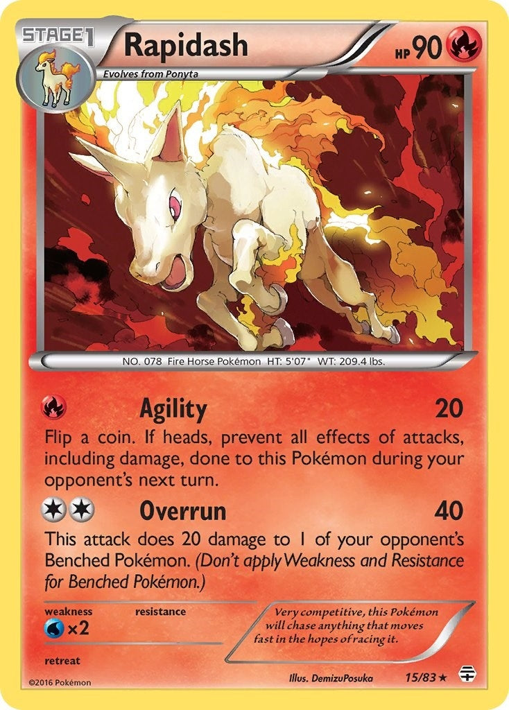 Image for Rapidash (15/83) (Generations) (GEN) - Pokemon