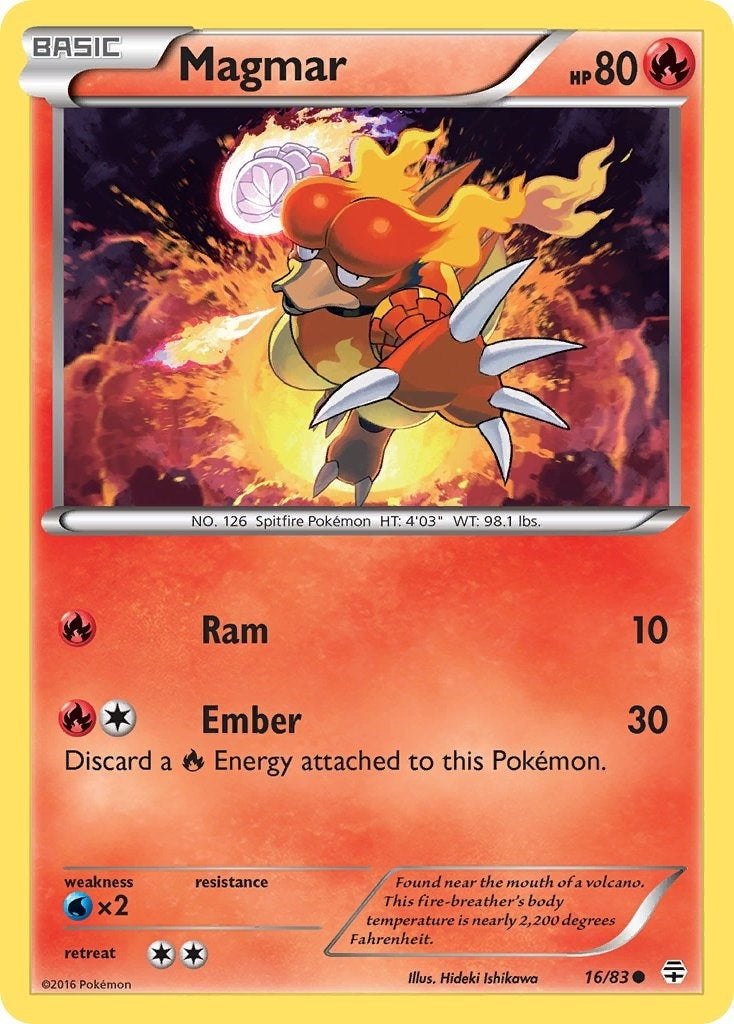 Image for Magmar (16/83) (Generations) (GEN) - Pokemon