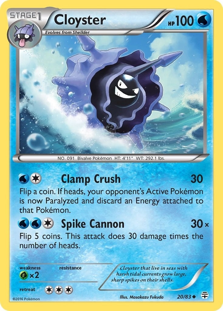 Image for Cloyster (20/83) (Generations) (GEN) - Pokemon