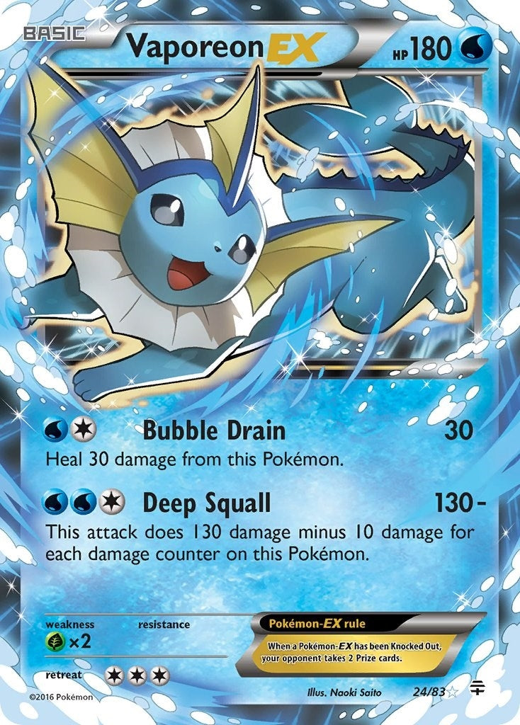 Image for Vaporeon EX (24/83) (Generations) (GEN) - Pokemon