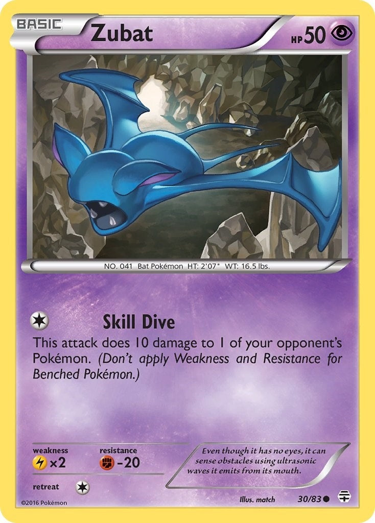 Image for Zubat (30/83) (Generations) (GEN) - Pokemon