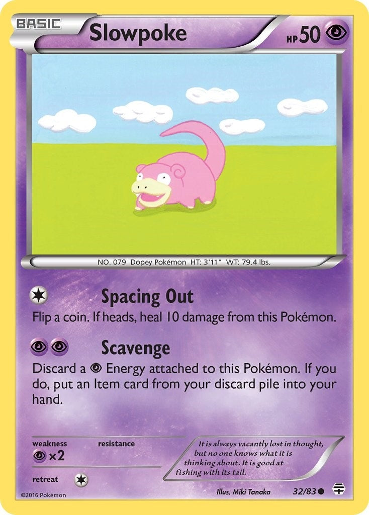 Image for Slowpoke (32/83) (Generations) (GEN) - Pokemon