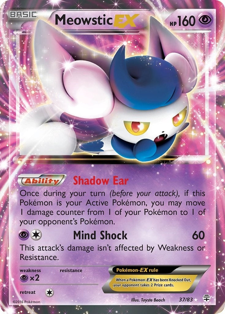 Image for Meowstic EX (37/83) (Generations) (GEN) - Pokemon