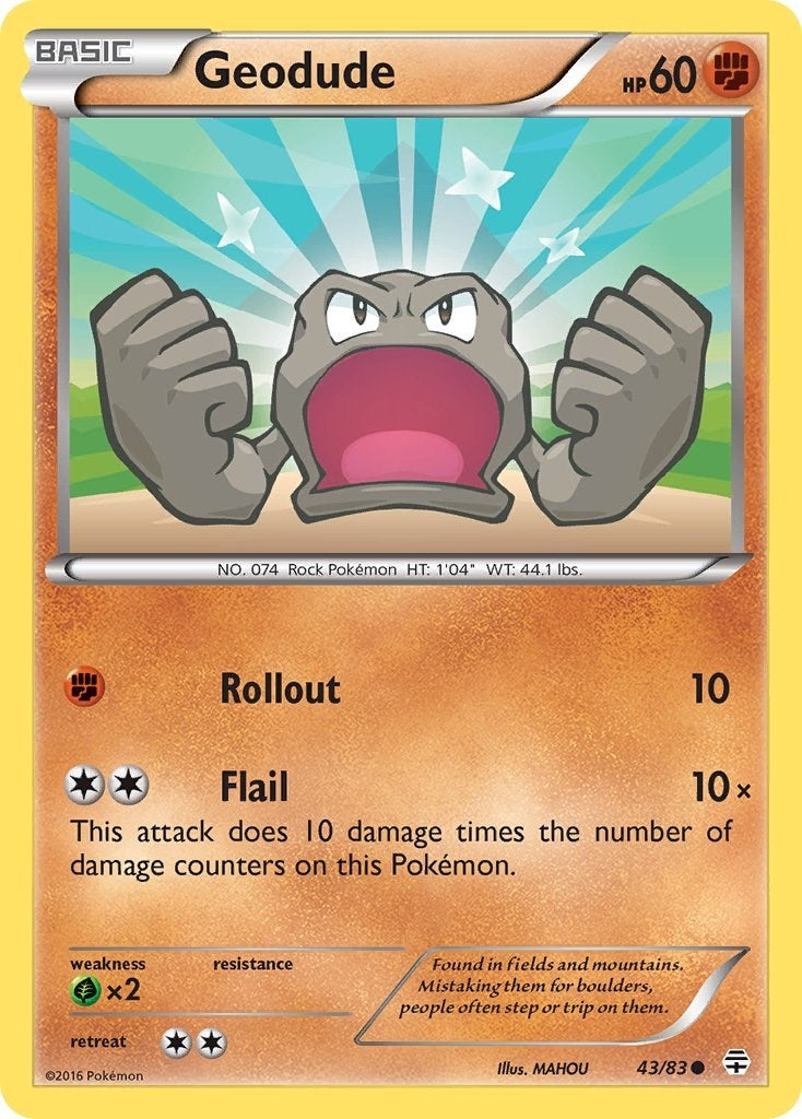 Image for Geodude (43/83) (Generations) (GEN) - Pokemon