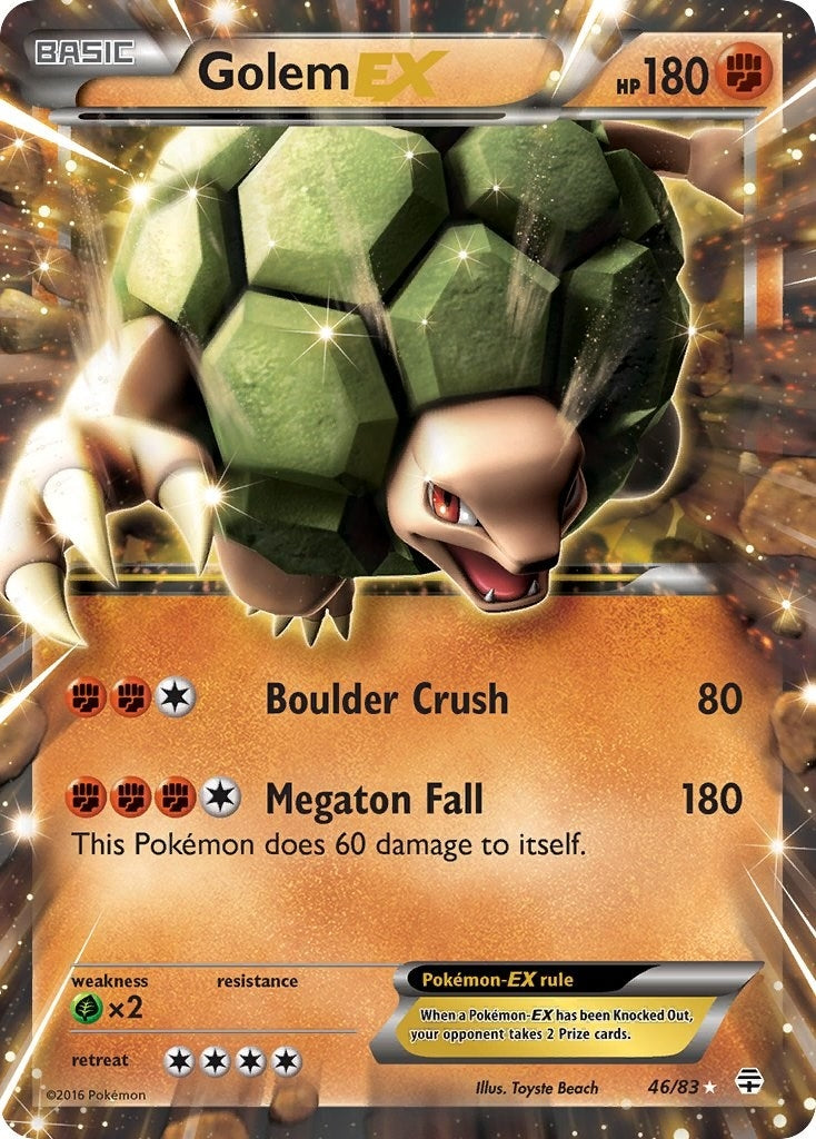 Image for Golem EX (46/83) (Generations) (GEN) - Pokemon