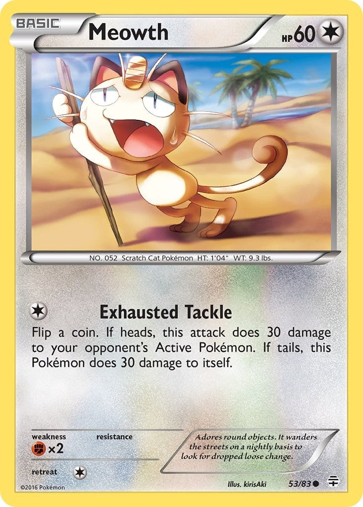 Image for Meowth (53/83) (Generations) (GEN) - Pokemon