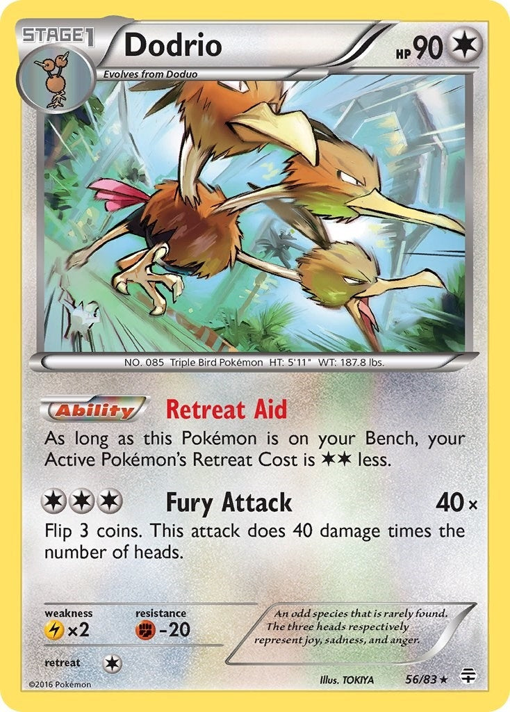 Image for Dodrio (56/83) (Generations) (GEN) - Pokemon