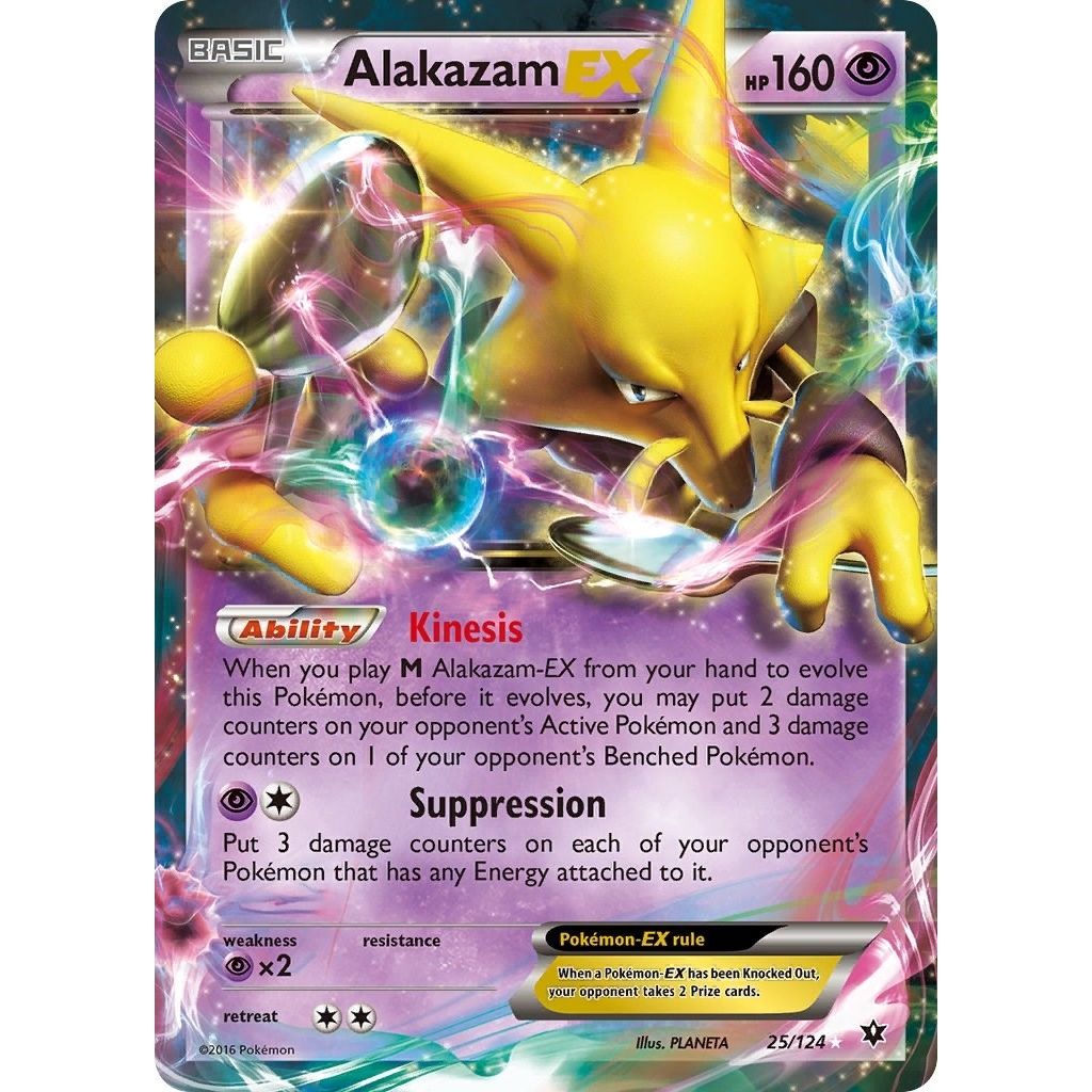 Image for Alakazam EX (25/124) (XY - Fates Collide) - Pokemon
