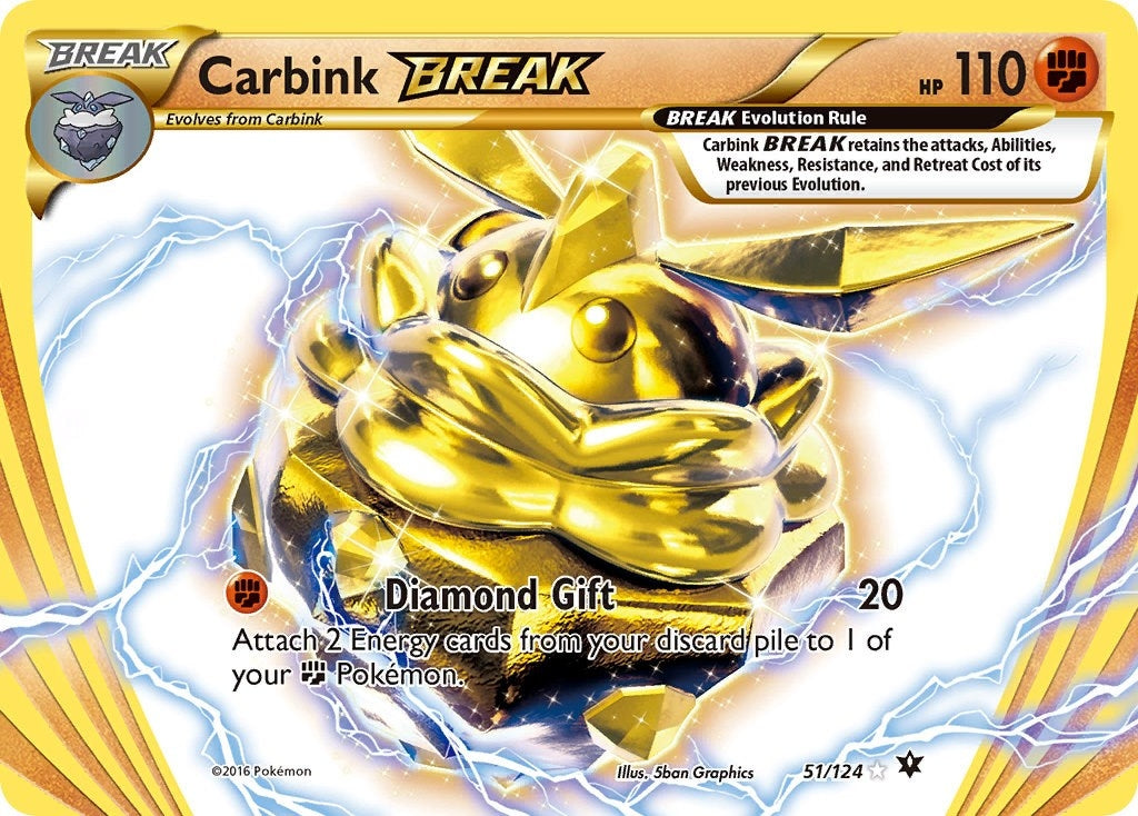 Image for Carbink BREAK (51/124) (XY - Fates Collide) (FCO) - Pokemon