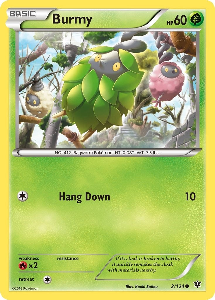 Image for Burmy (2/124) (XY - Fates Collide) (FCO) - Pokemon