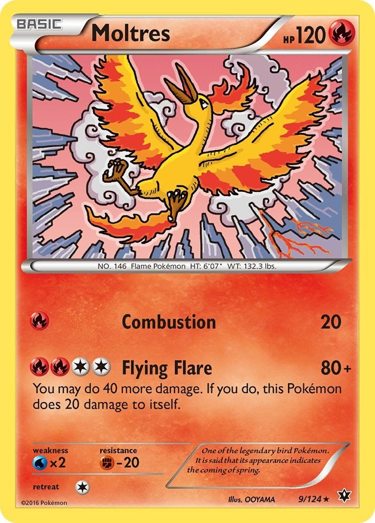 Image for Moltres (9/124) (XY - Fates Collide) (FCO) - Pokemon