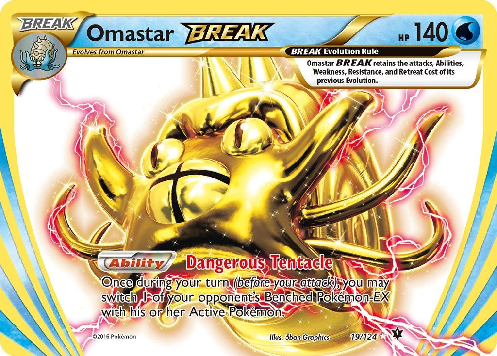Image for Omastar BREAK (19/124) (XY - Fates Collide) (FCO) - Pokemon