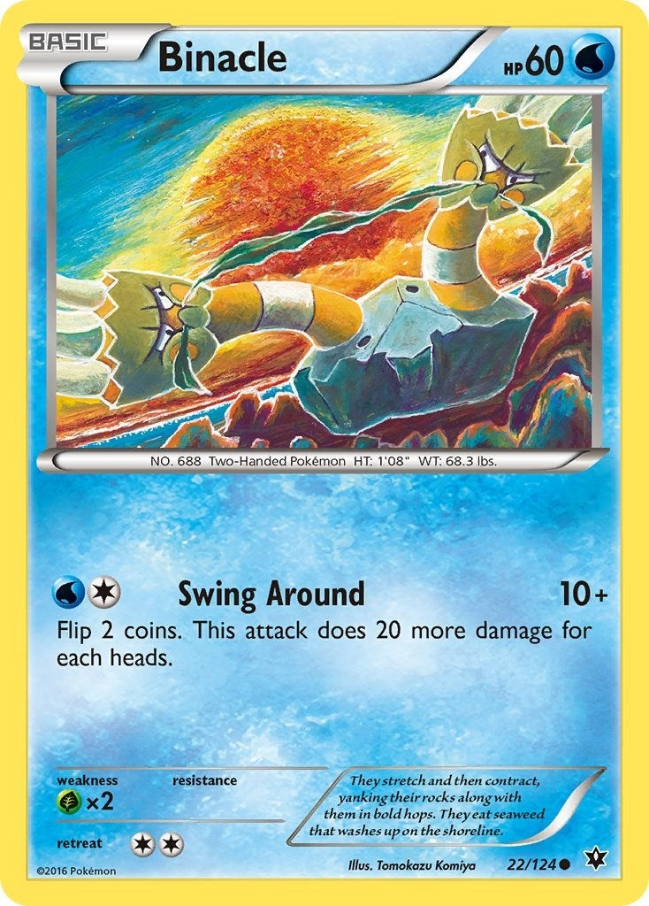 Image for Binacle (22/124) (XY - Fates Collide) (FCO) - Pokemon
