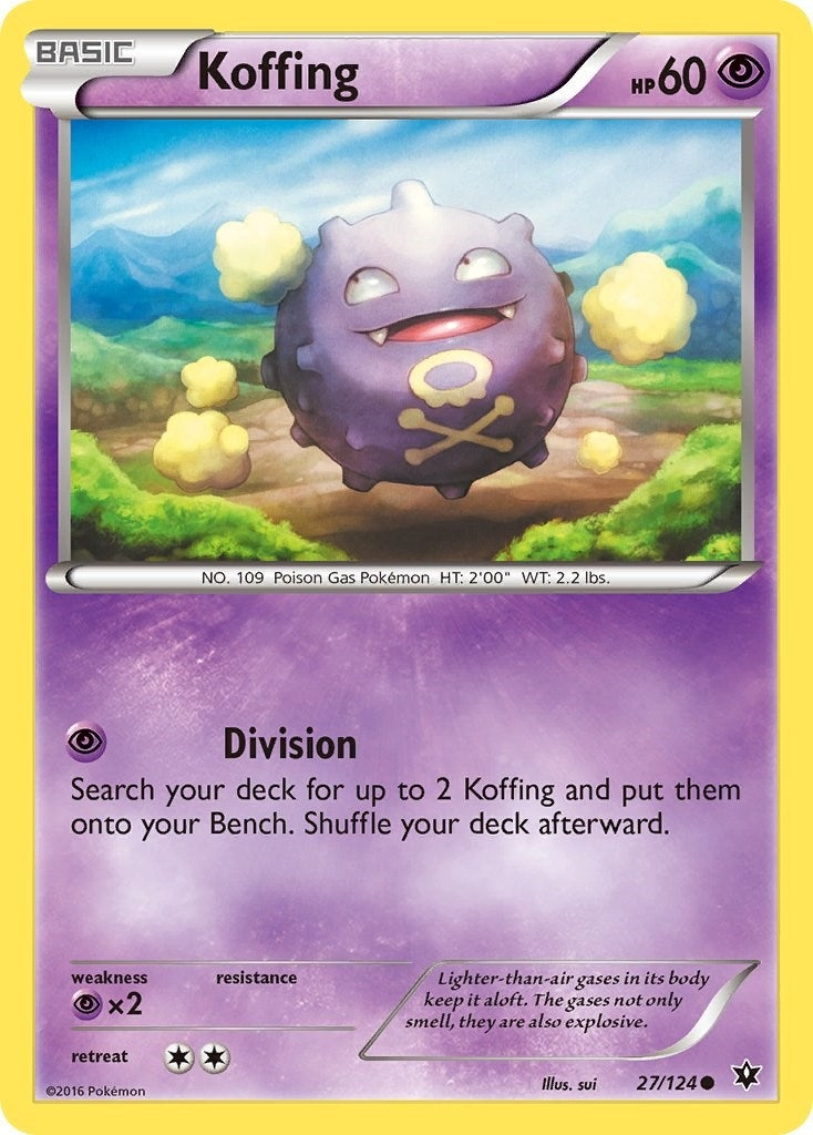 Image for Koffing (27/124) (XY - Fates Collide) (FCO) - Pokemon