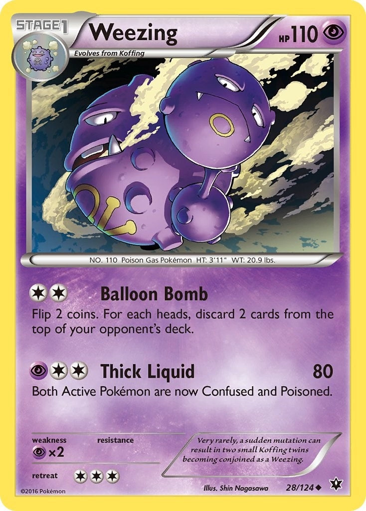 Image for Weezing (28/124) (XY - Fates Collide) (FCO) - Pokemon